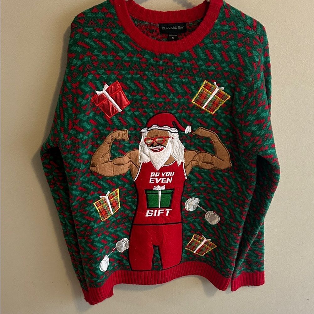 Blizzard Bay Do You Even Gift Ugly Christmas Sweater. Size Small